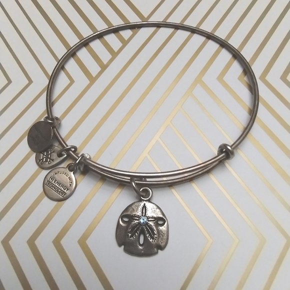Alex and Ani Sand Dollar Charm Bracelet - Picture 4 of 7